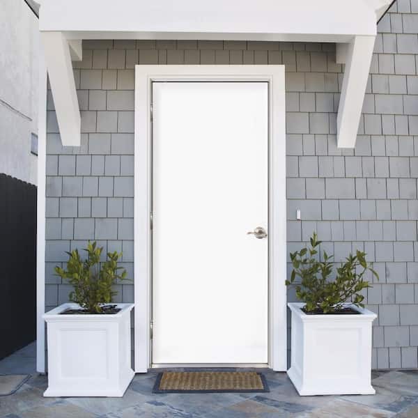 Element Series Flush Primed Steel Prehung Front Door