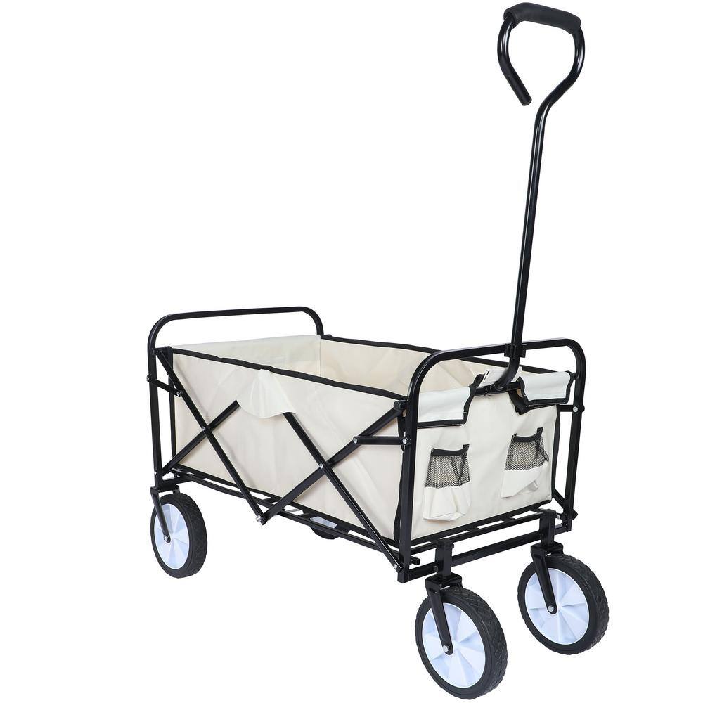 Miscool 5 cu.ft. Oxford Fabric Steel Frame Wagon Heavy-Duty Folding ...