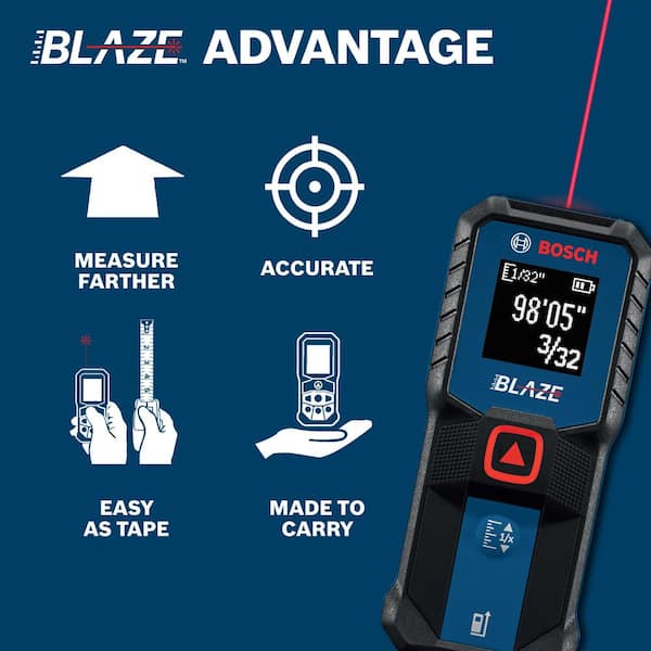 BLAZE 100 ft. Laser Measure