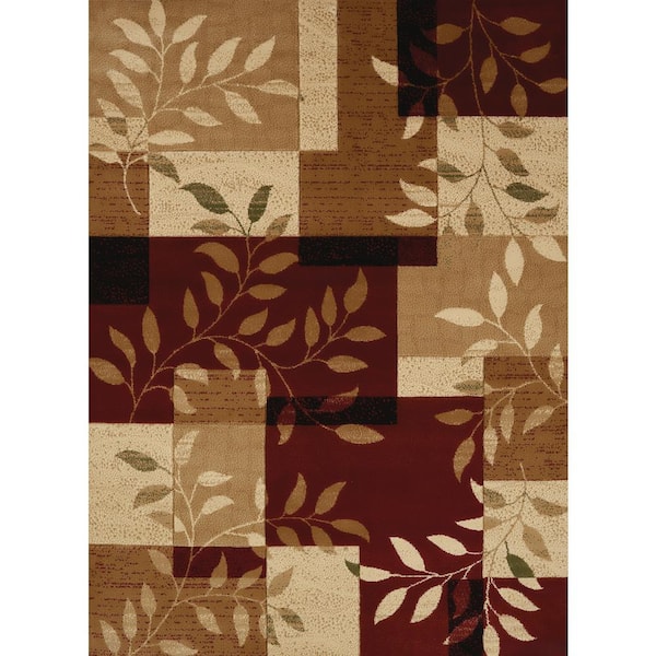 United Weavers Studio Sapphire Burgundy 2 ft. x 7 ft. Runner Rug