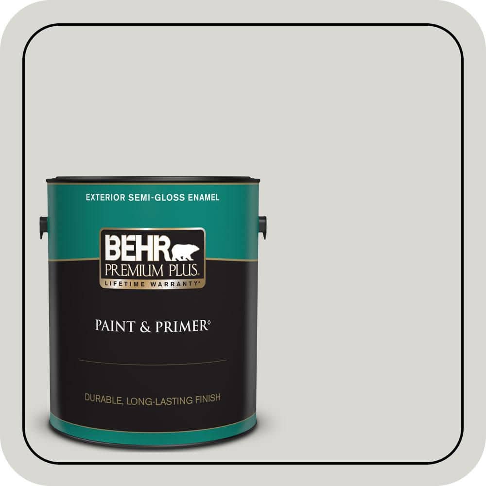 1 gal. #ICC-23 Silver Tradition Semi-Gloss Enamel Exterior Paint & Primer price history on PriceWatchPro