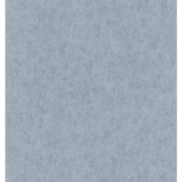 Brewster Northwoods Lodge Blue Crackle Texture Wallpaper Sample