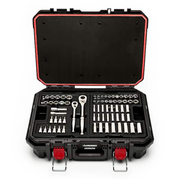 1/4 in., 3/8 in., and 1/2 in. Drive Mechanics Tool Set with Build-Out Tool Case (270-Piece)