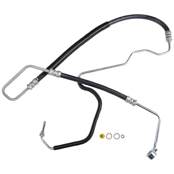 Sunsong Power Steering Pressure Line Hose Assembly - Pump To Rack