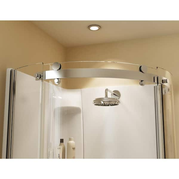 MAAX Olympia 36 in. x 36 in. x 78 in. Acrylic Corner Round Shower