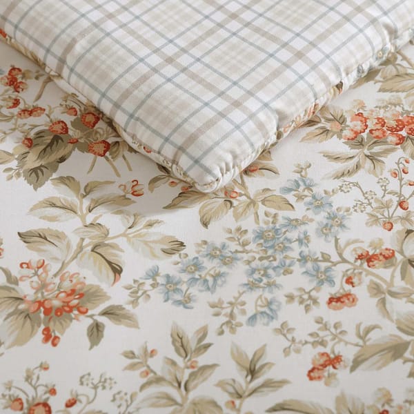 Vintage 1990s Laura Ashley Bramble Berry Twin-sized Comforter -  UK