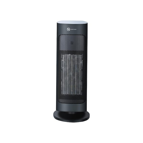 Tileon Refrigerator Oscillating Ceramic Tower Space Heater, Remote Control Thermostat Heater