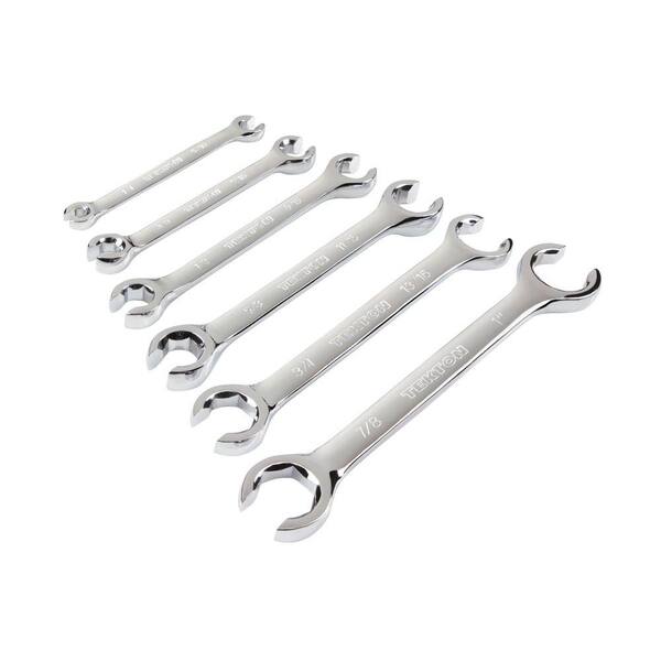 TEKTON 1/4-1 in. Flare Nut Wrench Set (6-Piece)