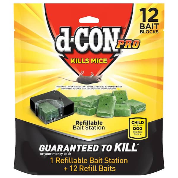 D-Con Bait Station Blocks For Mice