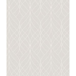 Hartley Beige Geo Paper Non-Pasted Textured Wallpaper
