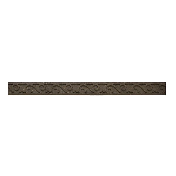 Multy Home Flexi Curve 4 ft. Earth Scroll Rubber Garden Edging (40-Pack)