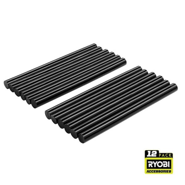 RYOBI All Purpose Full Size Black Glue Sticks (12-Pack) A1931204
