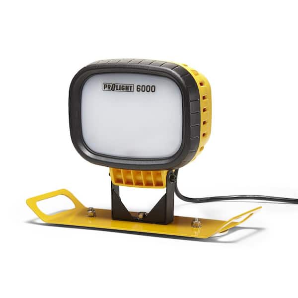 Southwire 6000 Lumens Yellow/Black Work Light with Magnetic Base