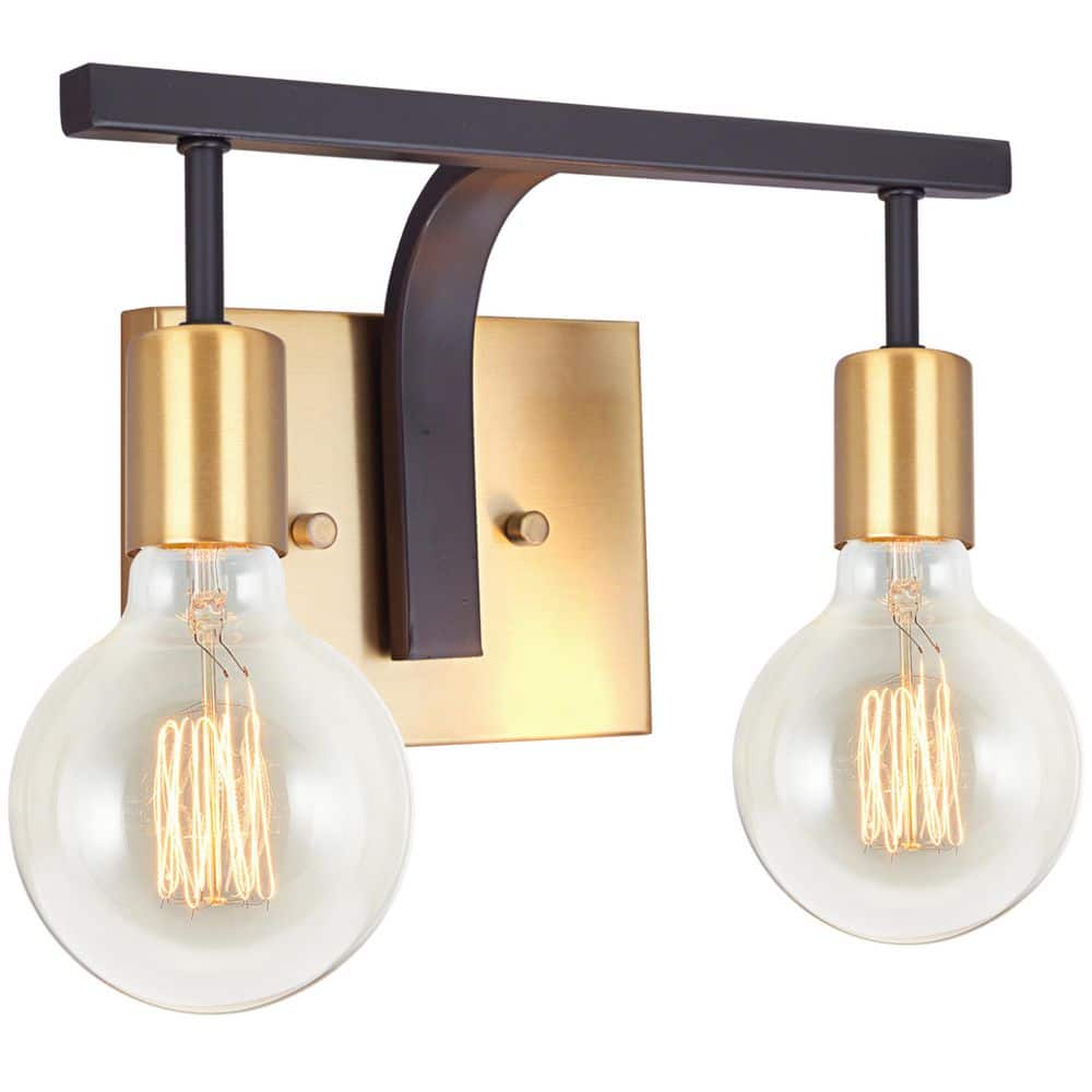 2-Light Bronze Vanity Light price history on PriceWatchPro