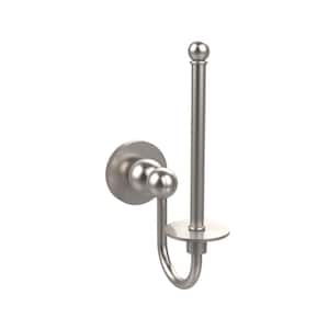 Bolero Collection Upright Single Post Toilet Paper Holder in Satin Nickel