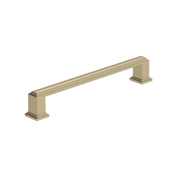 Amerock Appoint 6-5/16 in. (160 mm) Center-to-Center Golden Champagne Cabinet Bar Pull (1-Pack)