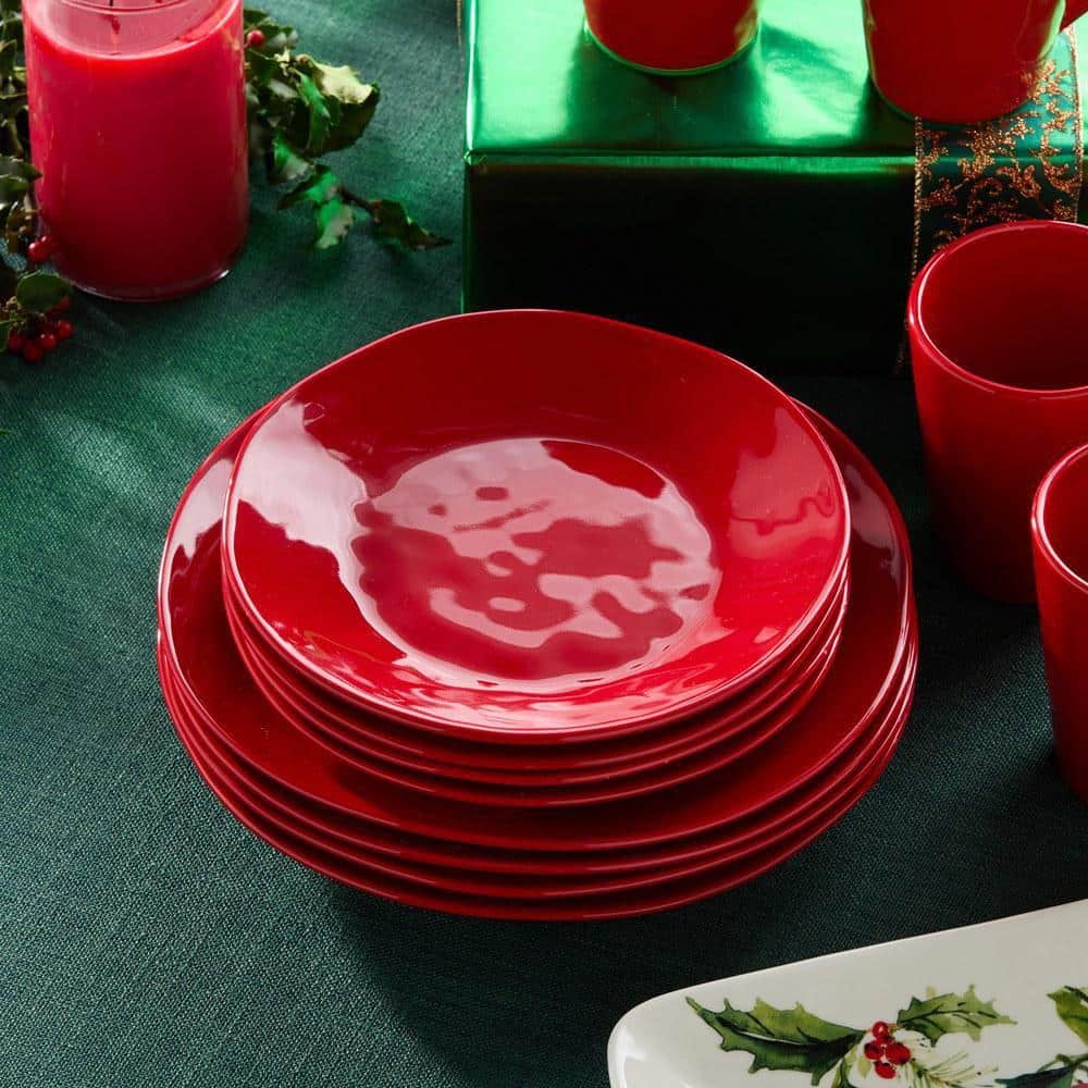 Certified International Berry Red Christmas Assorted Colors