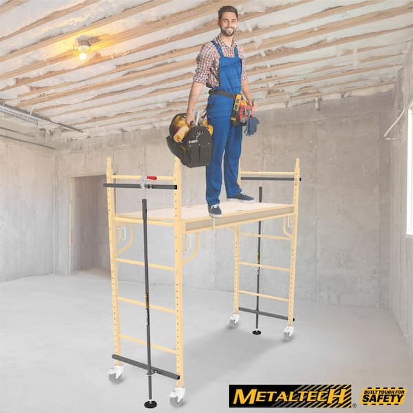 MetalTech Jobsite 6 ft. Scafflock Safety Brakes, Stabilizing