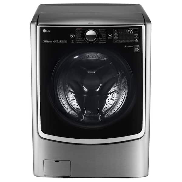 LG 4.5 cu. ft. High-Efficiency Smart Front Load Washer with TurboWash and WiFi Enabled in Graphite Steel, ENERGY STAR