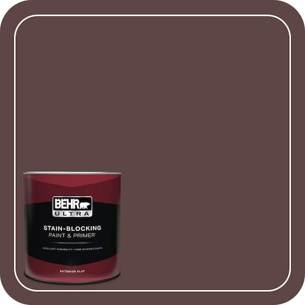 BEHR ULTRA 1 qt. #140F-7 Embarcadero Flat Exterior Paint & Primer