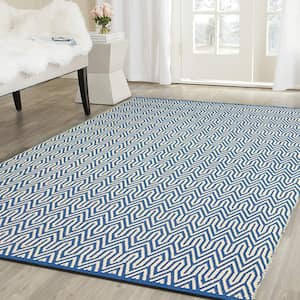 Inside-Out Blue 5 ft. x 8 ft. Indoor/Outdoor Area Rug