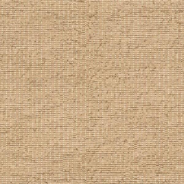 The Wallpaper Company 8 in. x 10 in. Tan Bamboo Textured Wallpaper Sample