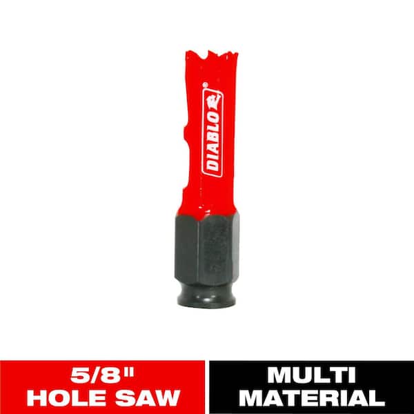 5/8 in. Bi-Metal Hole Saw with 2-3/8 in. Cutting Depth