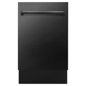 Tallac Series 18 in. Top Control 8-Cycle Tall Tub Dishwasher with 3rd Rack in Black Stainless Steel
