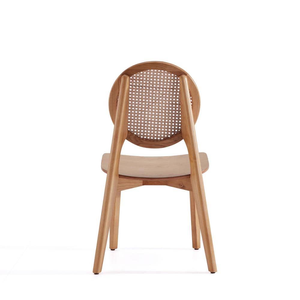 Versailles Nature Cane Mid-Century Modern Side Chair
