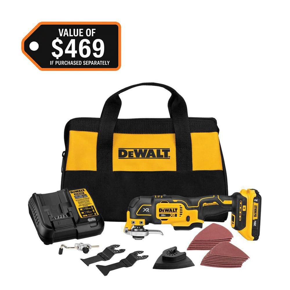 DEWALT 20V MAX Lithium-Ion Cordless Oscillating Tool Kit DCS356SD1