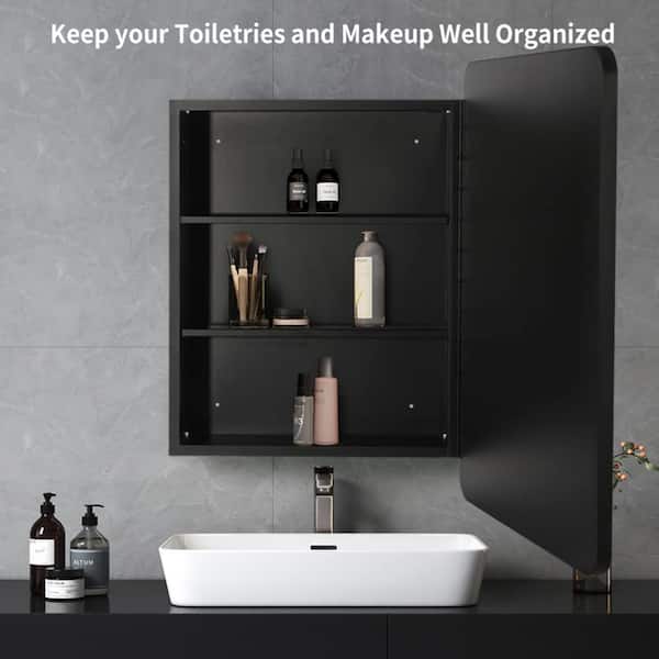Black Bathroom Wall Cabinets With Mirror | Cabinets Matttroy