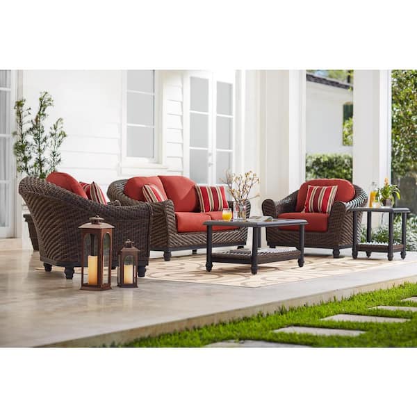 camden dark brown wicker outdoor