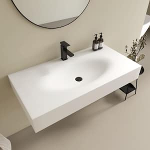 Nameeks Pinto Wall Mounted Bathroom Sink in White CeraStyle 080500