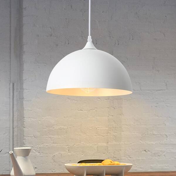 White Dome Interior Light Fittings