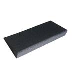 Eco-Safety 2.5 in. T x 6 in. W x 19.5 in. L Coal Commercial Interlocking Rubber Flooring Ramp (1-Pack)