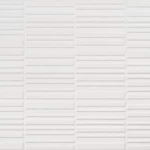 Newcastle White 7.87 in. x 15.74 in. Matte Ceramic Wall Tile (7.74 sq. ft./Case)