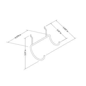 5 in. Peggable Vinyl Coated Power Tool Holder 1/8 in Peg
