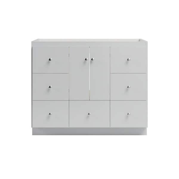 Slab 42 in. W x 21 in. D x 34.5 in. H Bath Vanity Cabinet without Top in Dewy Morning