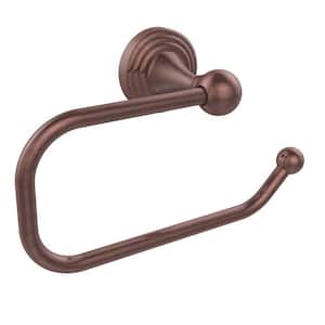 Sag Harbor Collection European Style Single Post Toilet Paper Holder in Antique Copper