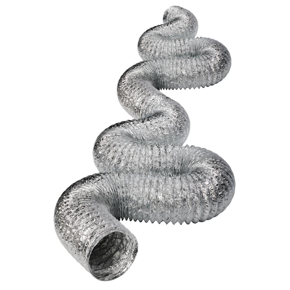 8 in. x 25 ft. Non-Insulated Flexible Aluminum Duct with Scrim