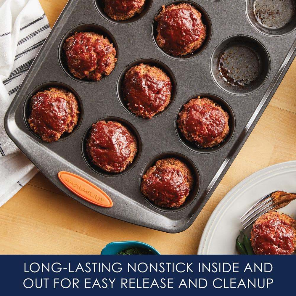 Rachael Ray Rachael Ray 12-Cup Non-Stick Yum-O Bakeware Oven Lovin Muffin Pan