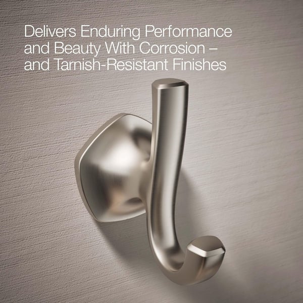 KOHLER Sundae J-Shaped Robe Hook in Vibrant Brushed Nickel R31062
