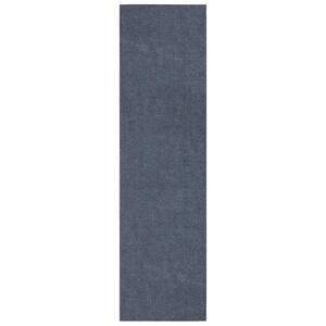 Ottomanson Scrabe Rib Waterproof Non-Slip Rubberback Solid 2x4 Runner Rug, 2 ft. W x 4 ft. L, Gray, Polypropylene Flooring