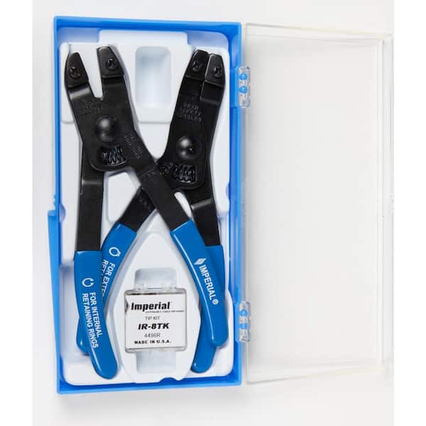 Imperial Retaining Ring Pliers Set with Replaceable Tips (18-Piece)