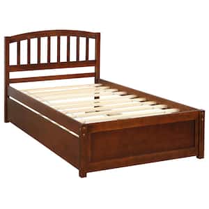 Ojai Brown Twin Size Platform Bed with Trundle