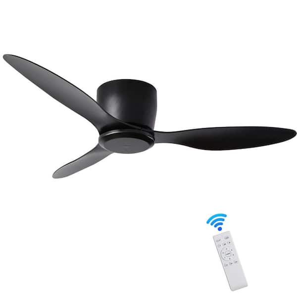 42 in. Flush Mount Ceiling Fan without Light,3 Reversible Blades, with 6 SpeedsDC Motor for Living Room Kitchen Bedroom