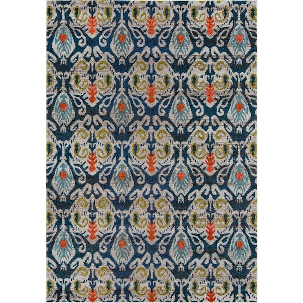 Momeni Casa Navy 5 ft. x 8 ft. Indoor Area Rug