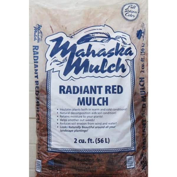 Unbranded 2 cu. ft. Radiant Red Mulch