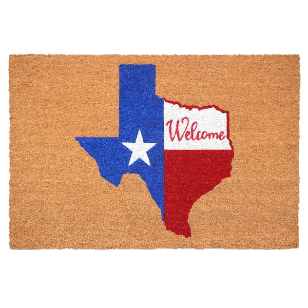 Texas Flag Doormat 24" x 36"