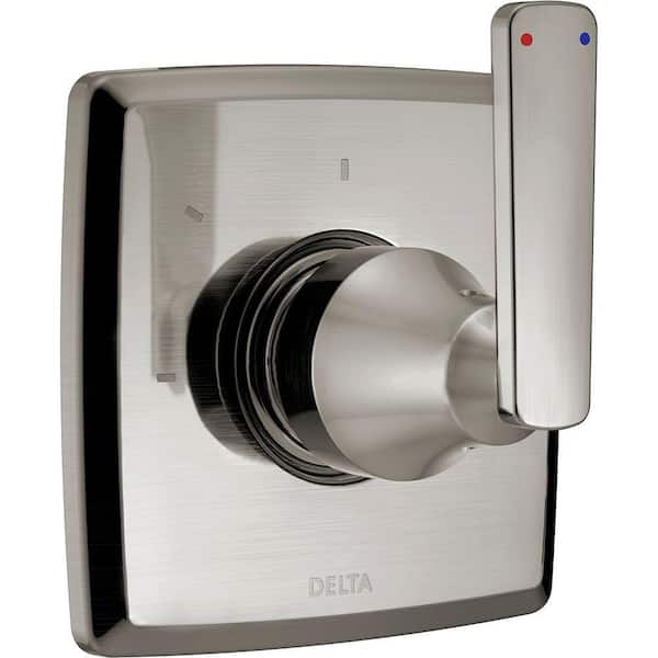 Delta Ashlyn 1-Handle 3-Setting Diverter Valve Trim Kit in Stainless (Valve Not Included)